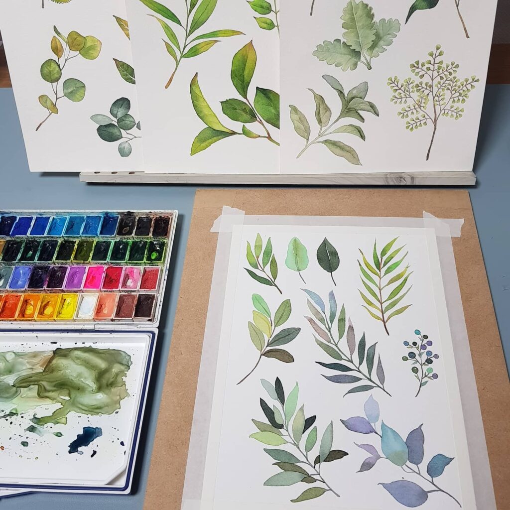 Botanical Watercolor Studies