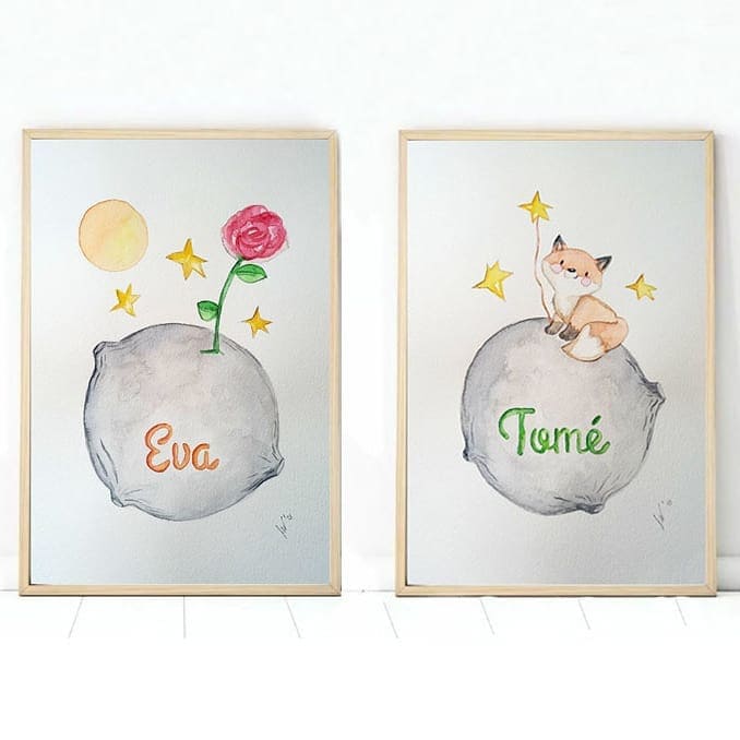 The Little Prince-Inspired Nursery Art