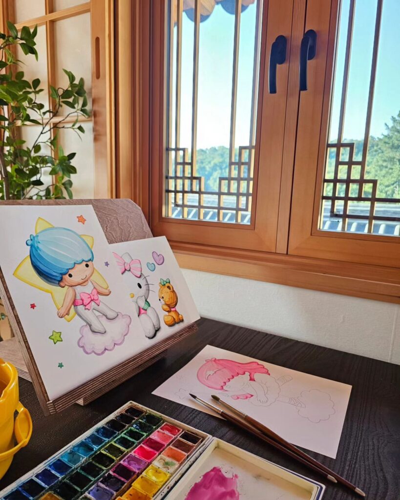 Whimsical Watercolor Studio