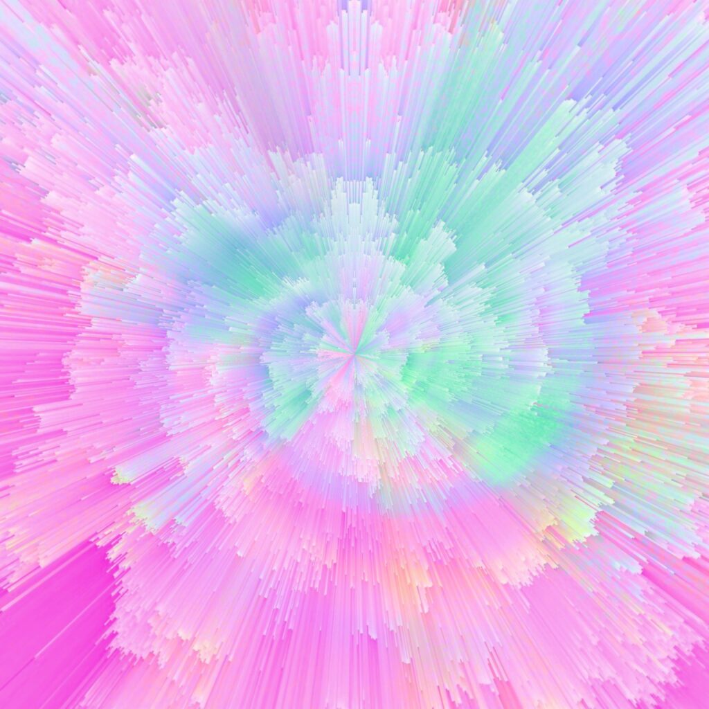  Pastel Explosion: A Digital Abstract