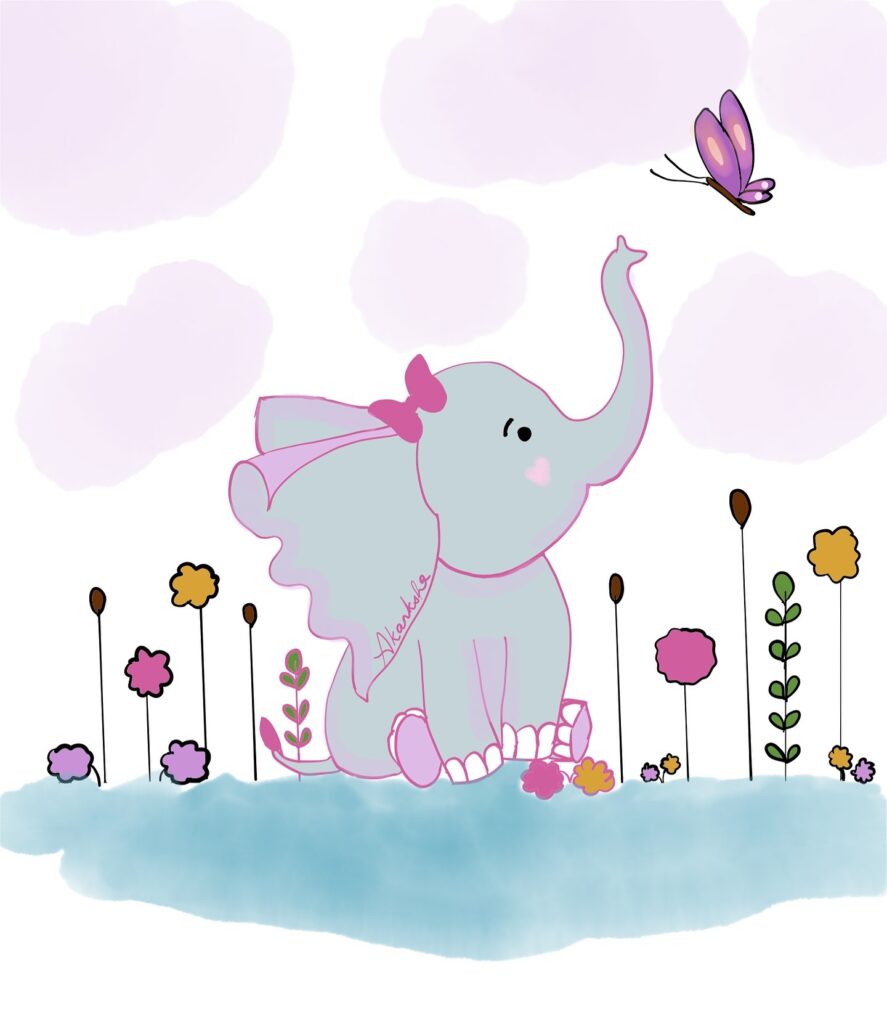 Baby Elephant's Garden Adventure