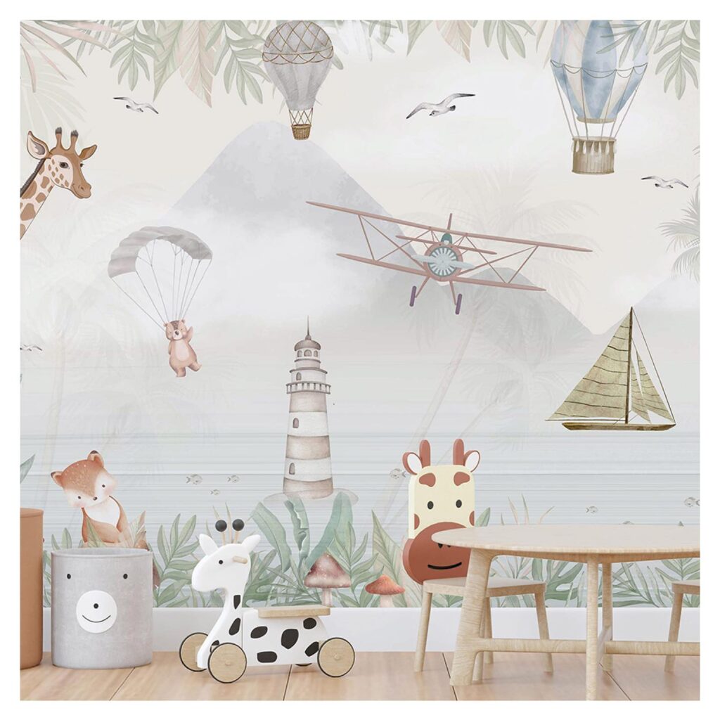 Adventure Nursery Wall Mural
