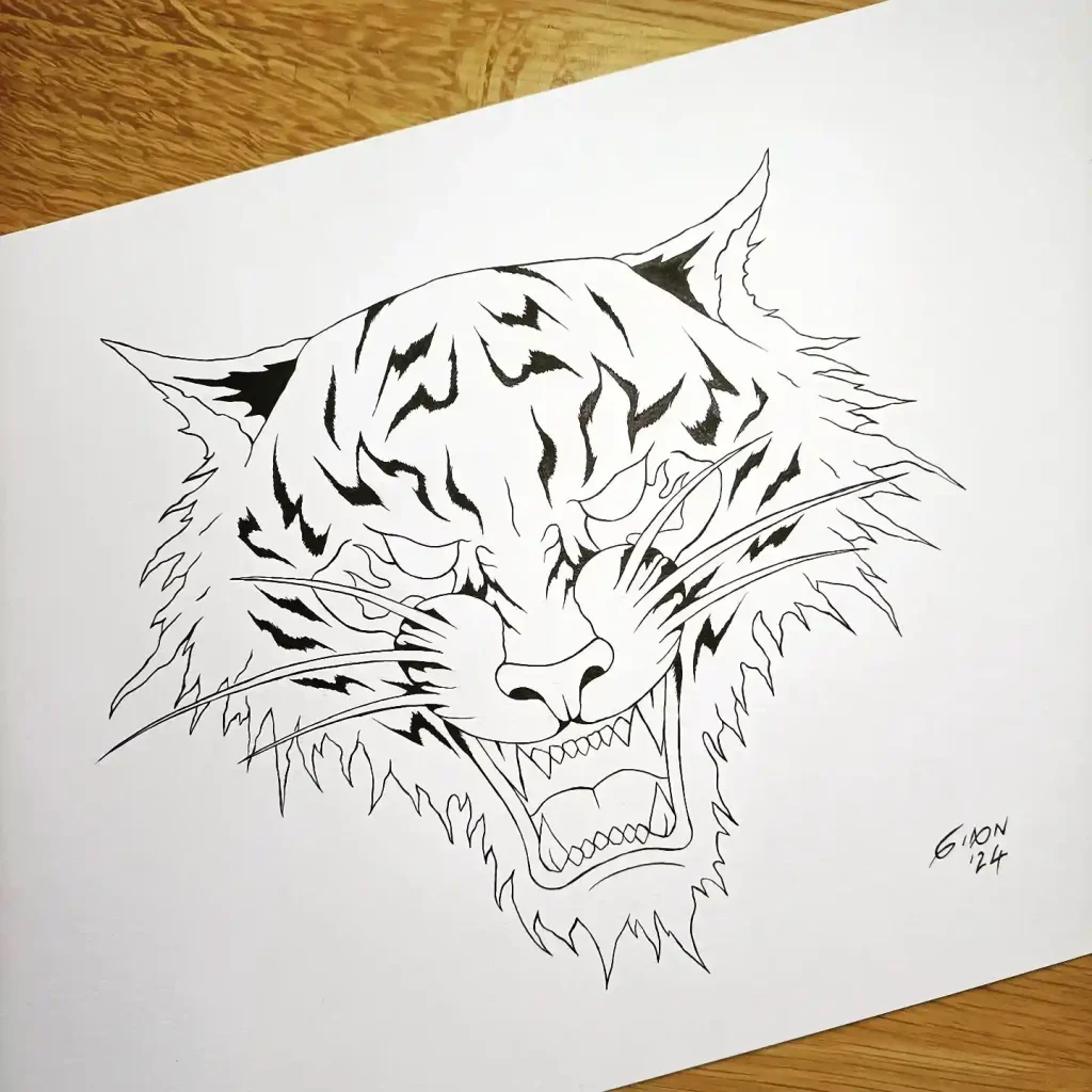 Tiger Drawing