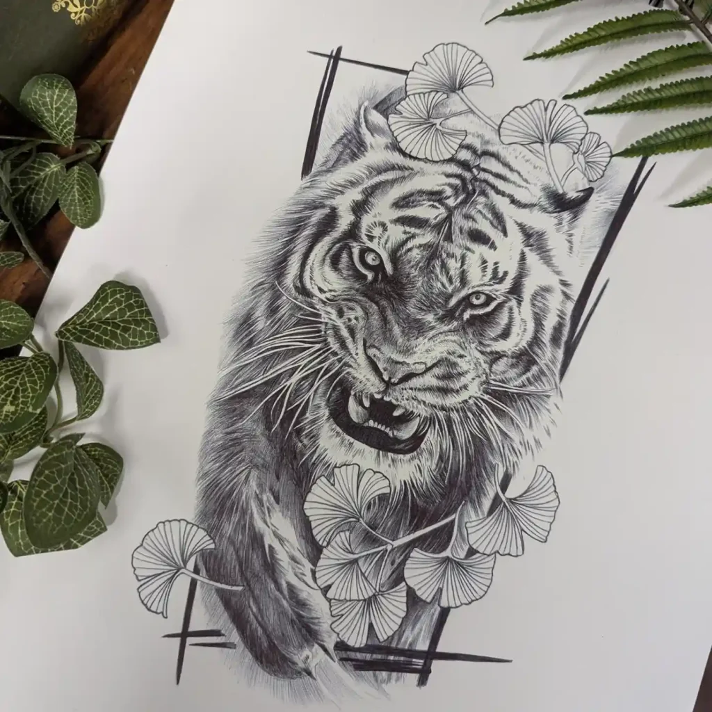 Tiger Drawing