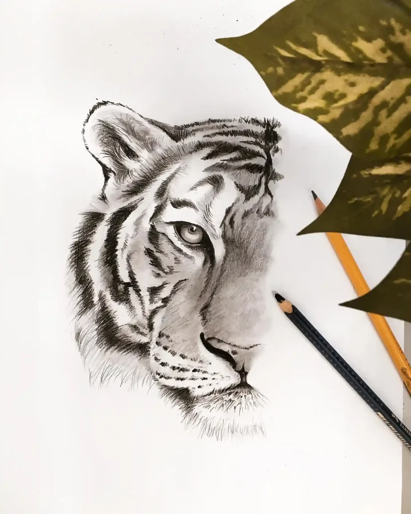 Tiger Drawing