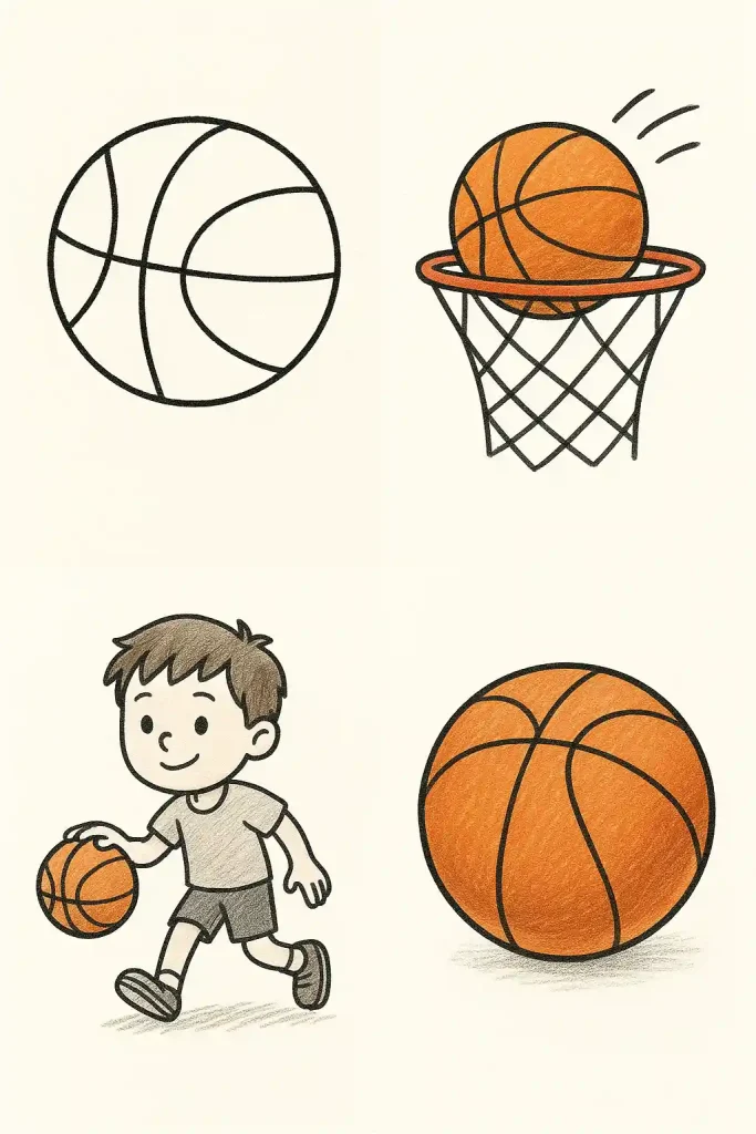 Basketball Drawing