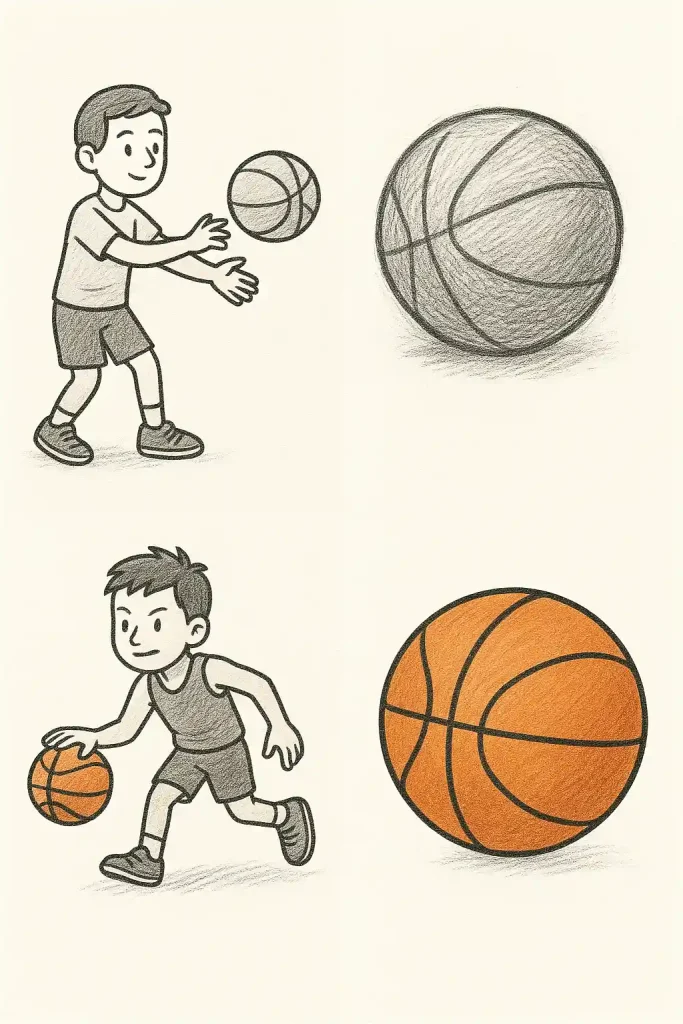 Basketball Drawing