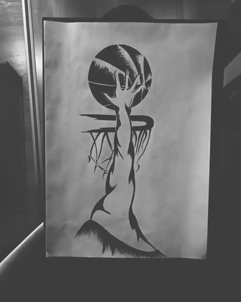 Basketball Drawing