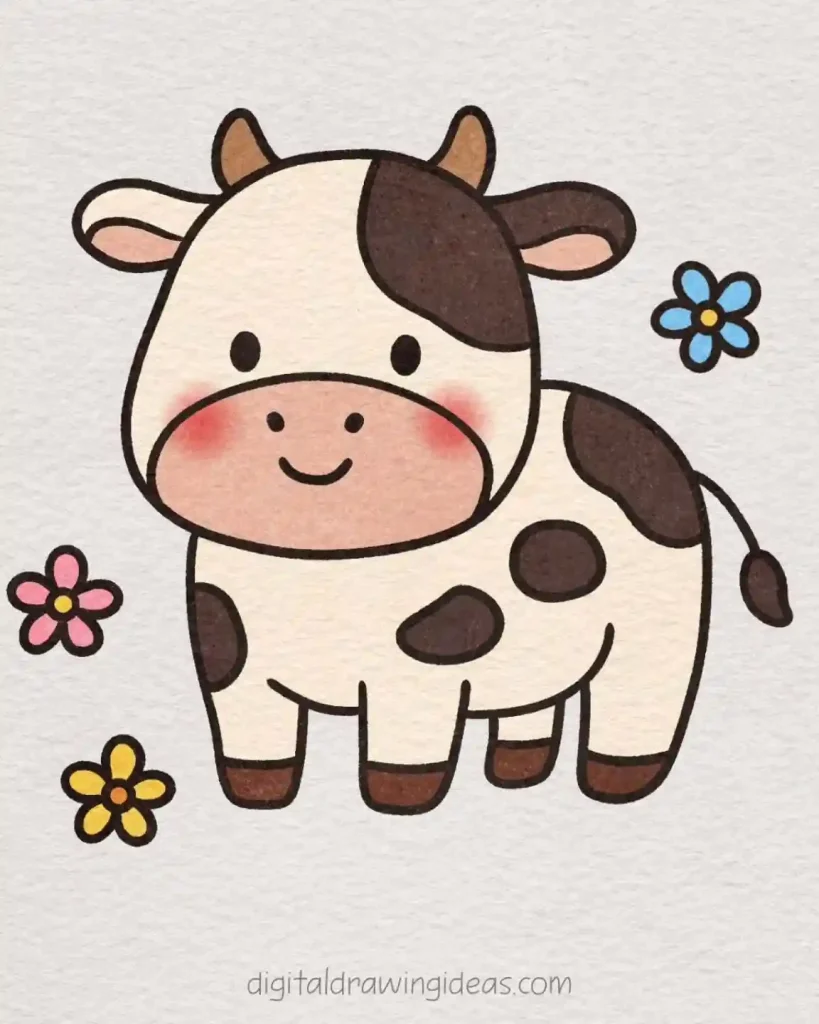 Cow Drawing