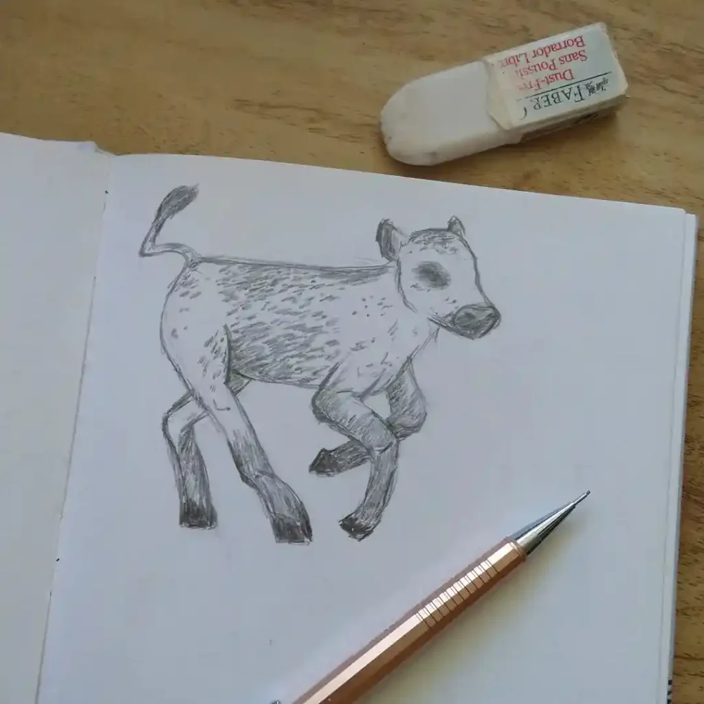 Cow Drawing