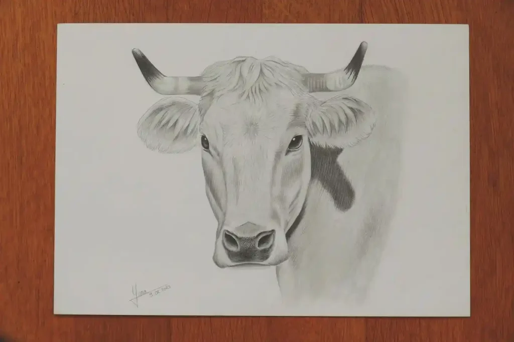 Cow Drawing