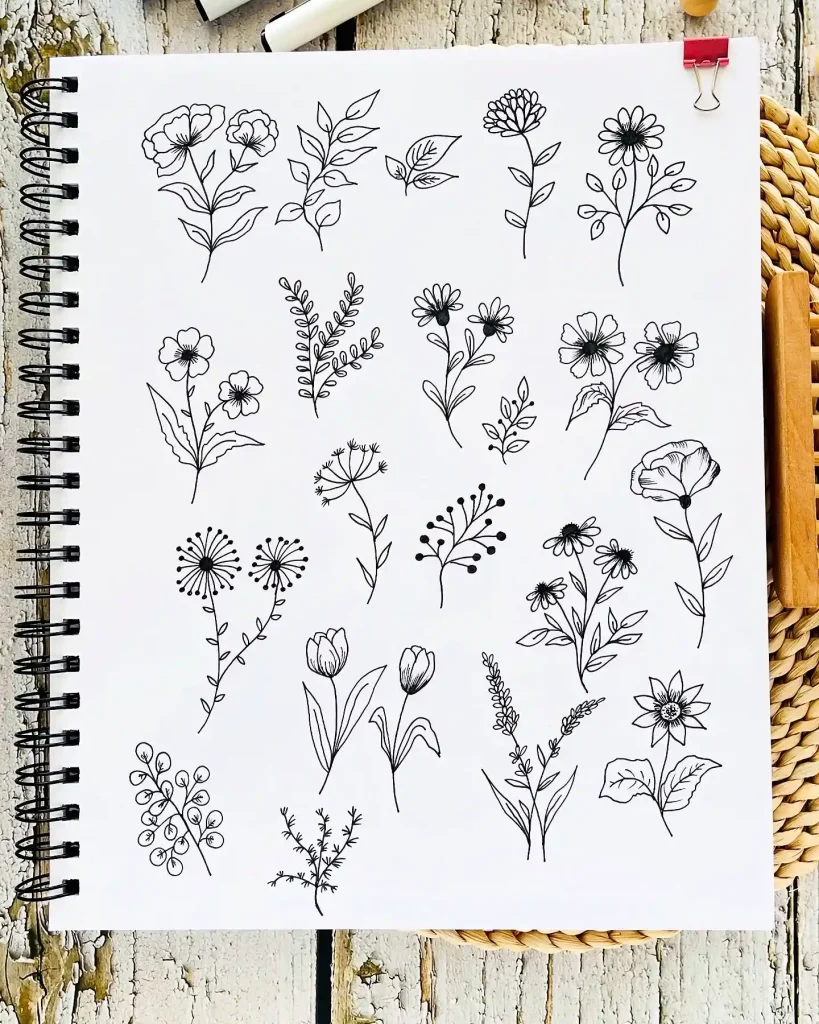 Flower Drawing Ideas