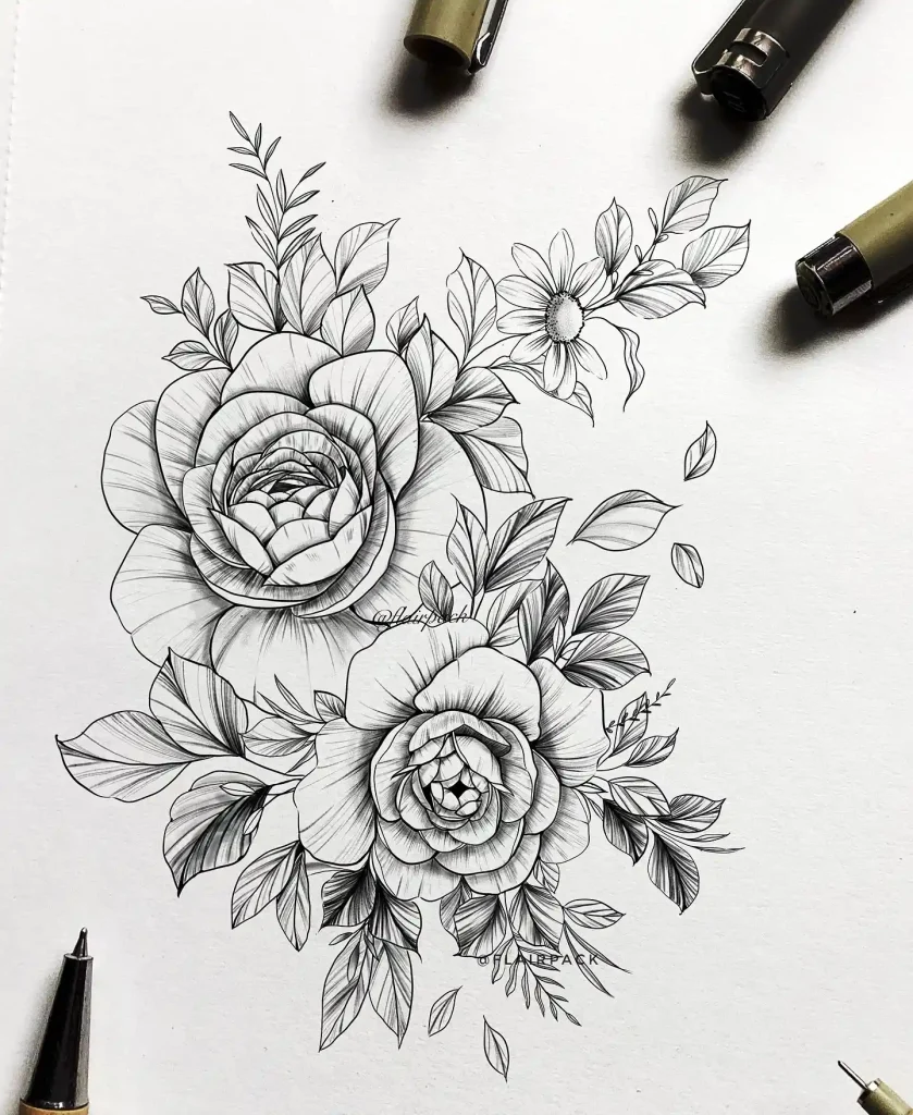 Flower Drawing Ideas