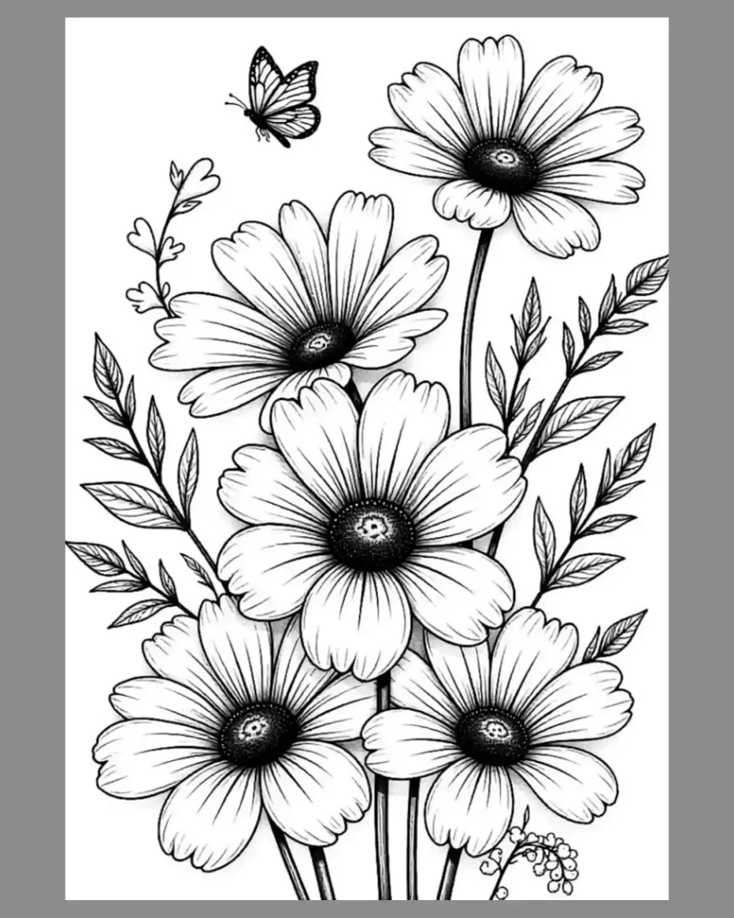 Flower Drawing Ideas