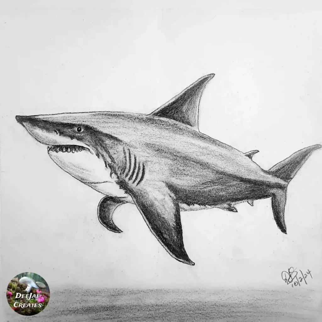 shark drawing
