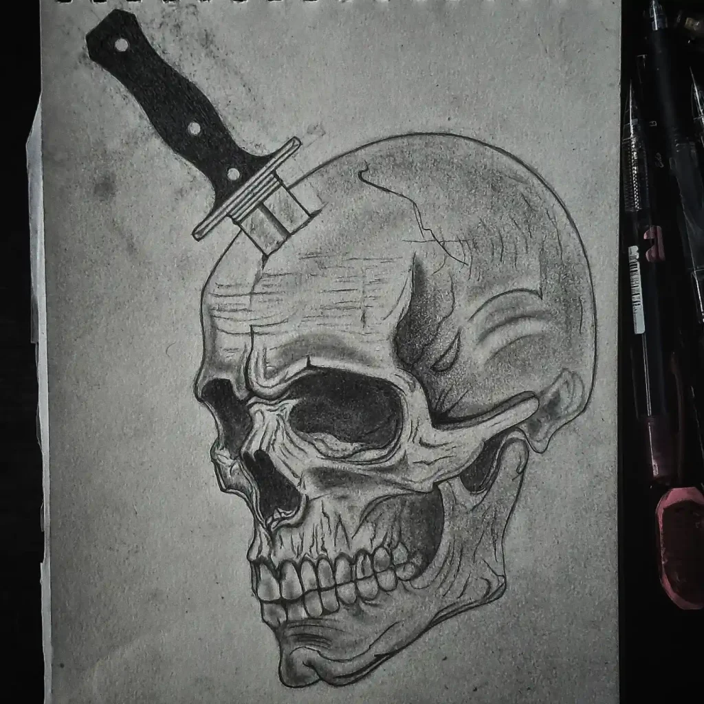 Skull Drawings