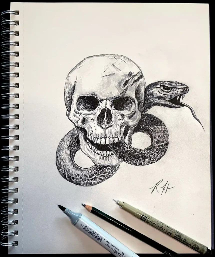 Skull Drawings