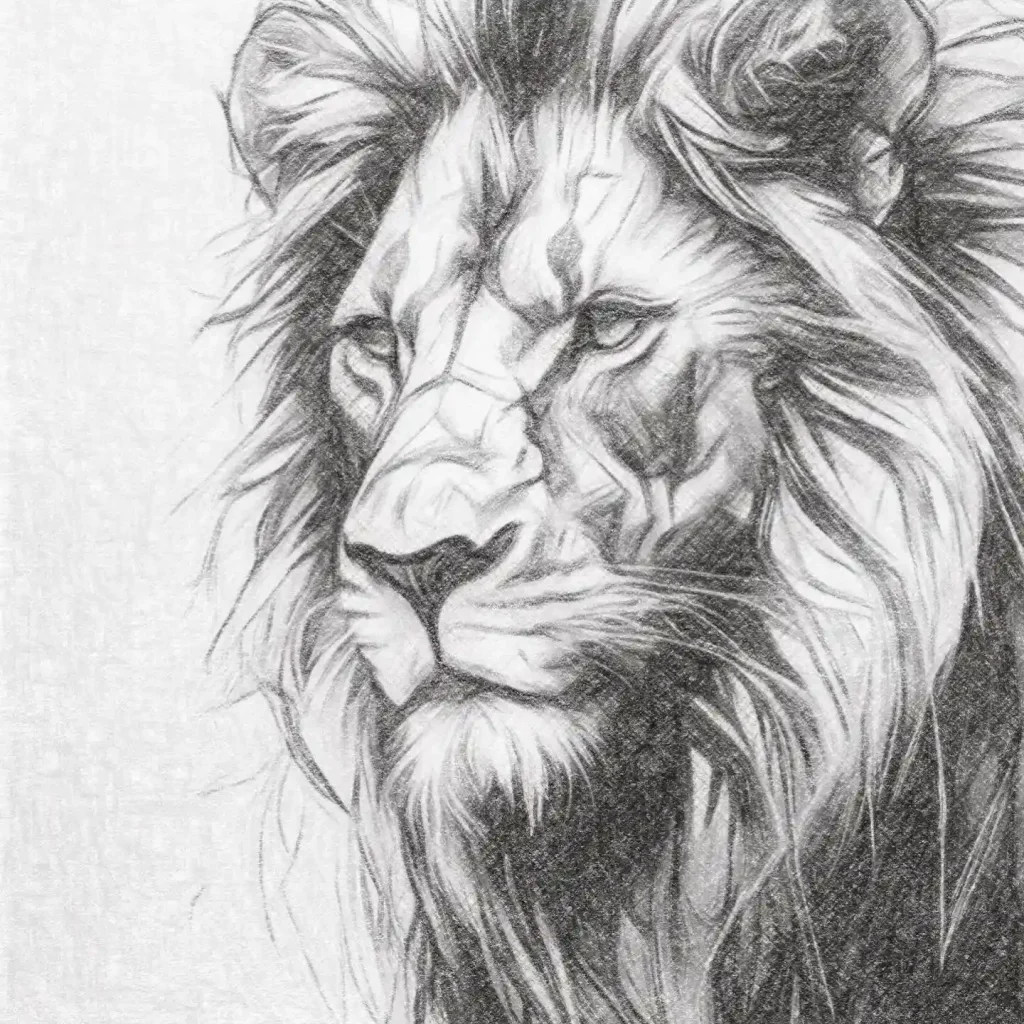 Lion Drawing