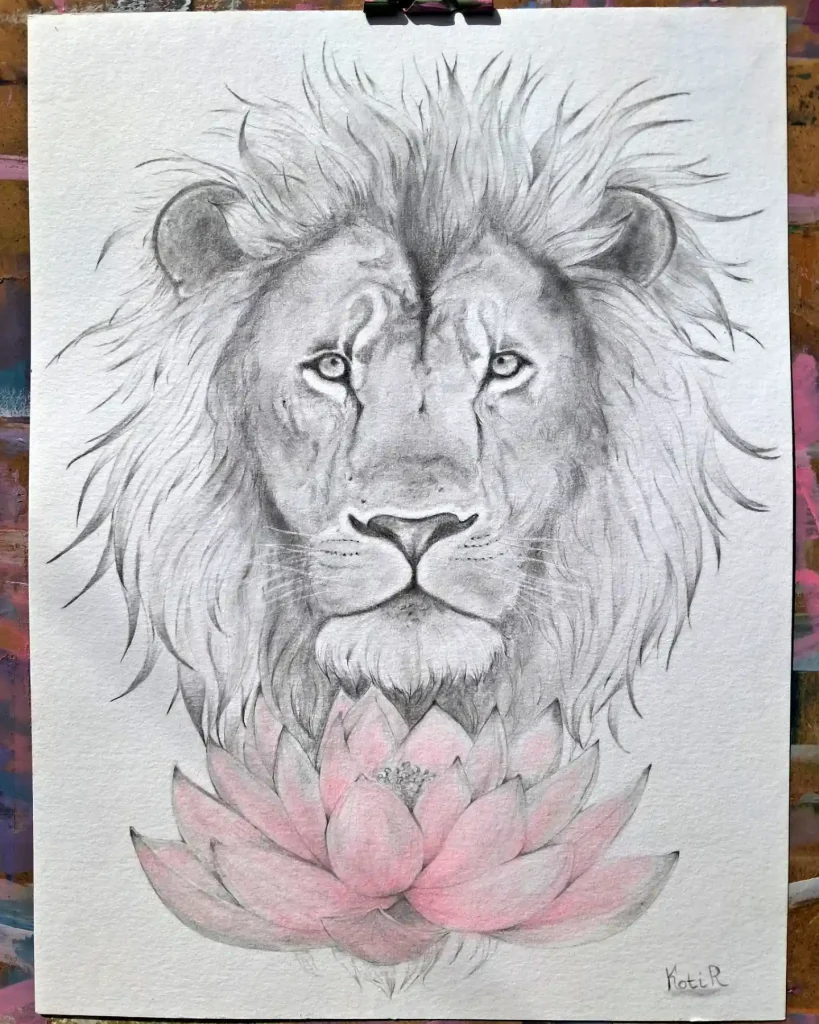 Lion Drawing