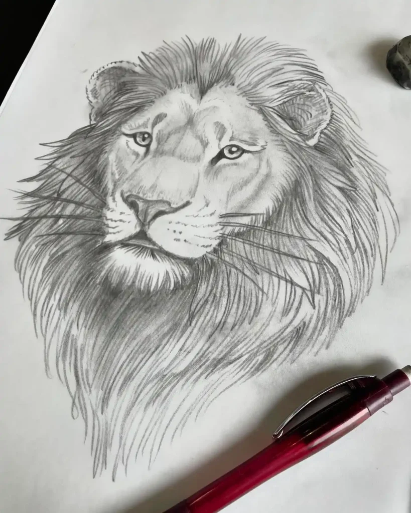 Lion Drawing