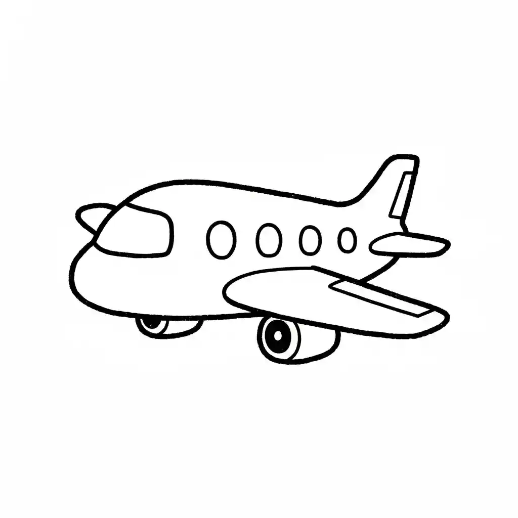 airplane drawing