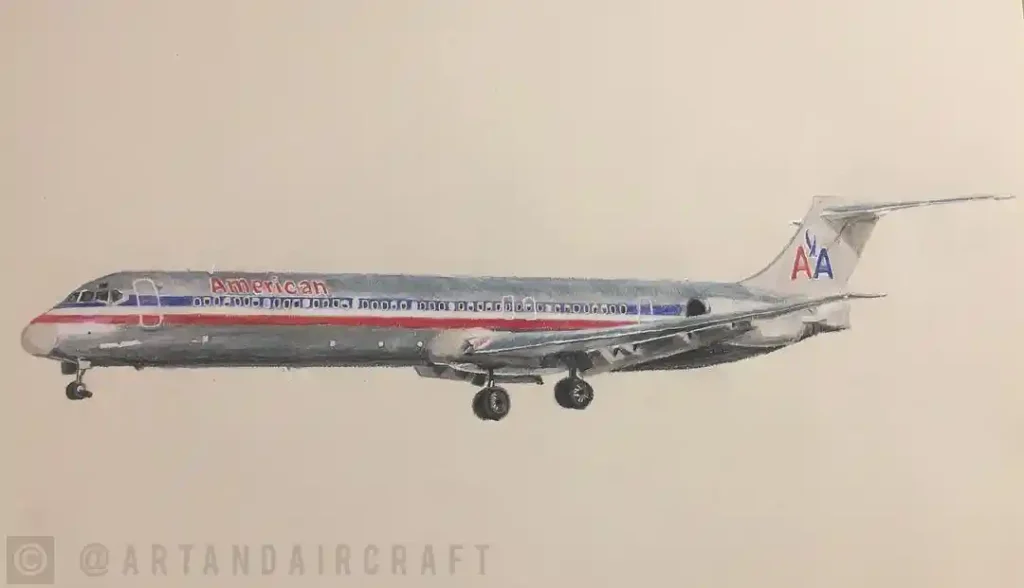 airplane drawing