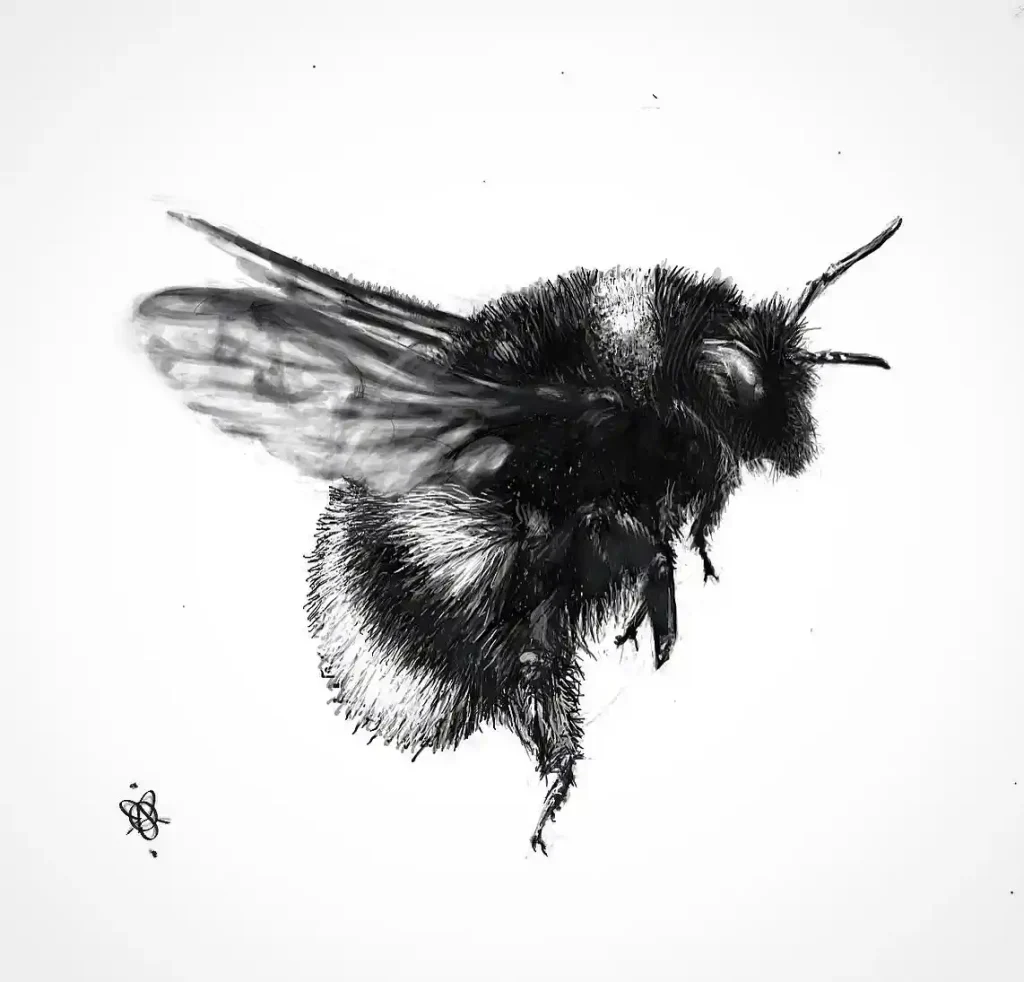 Bee Drawing