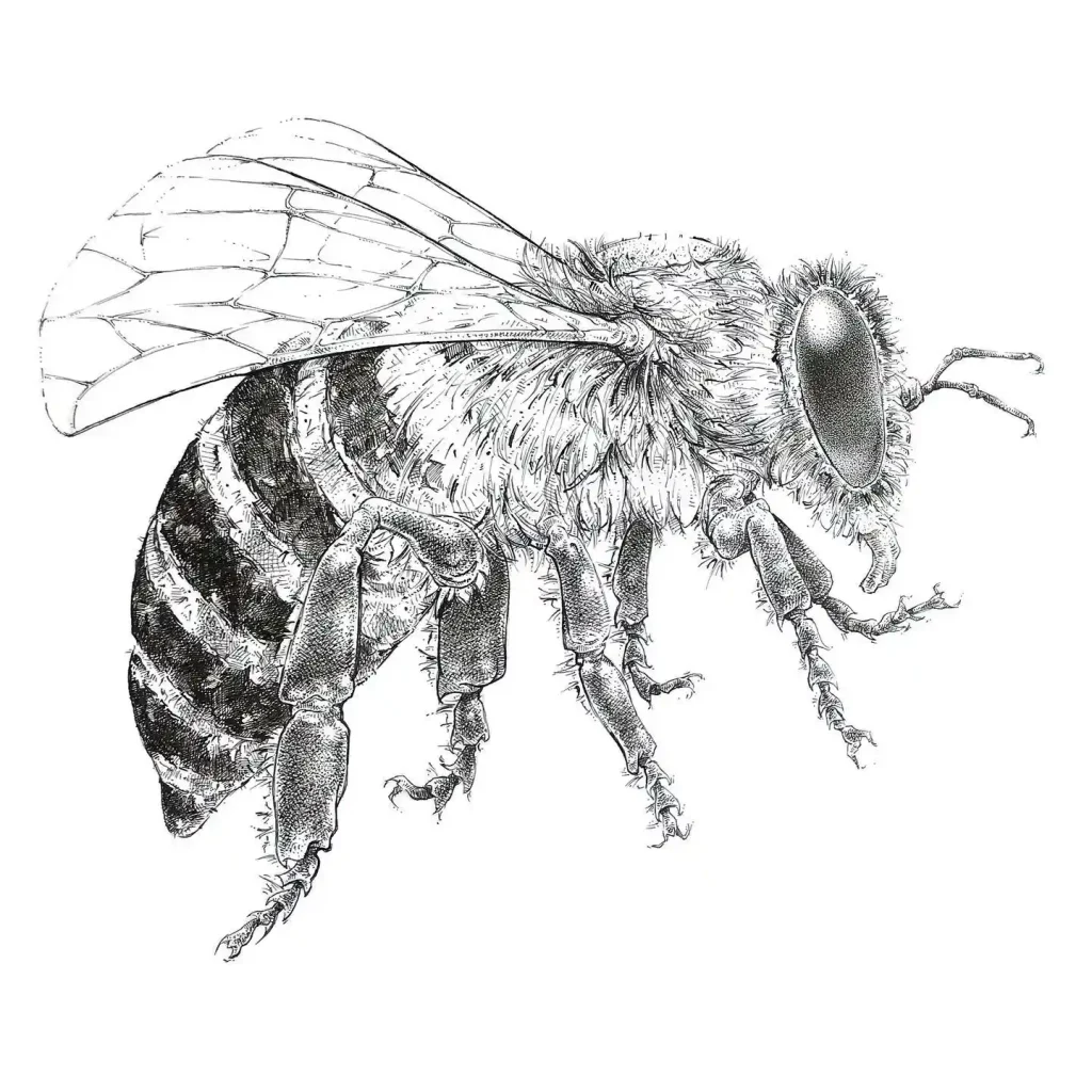 Bee Drawing