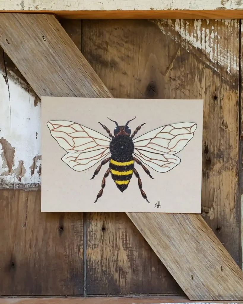 Bee Drawing
