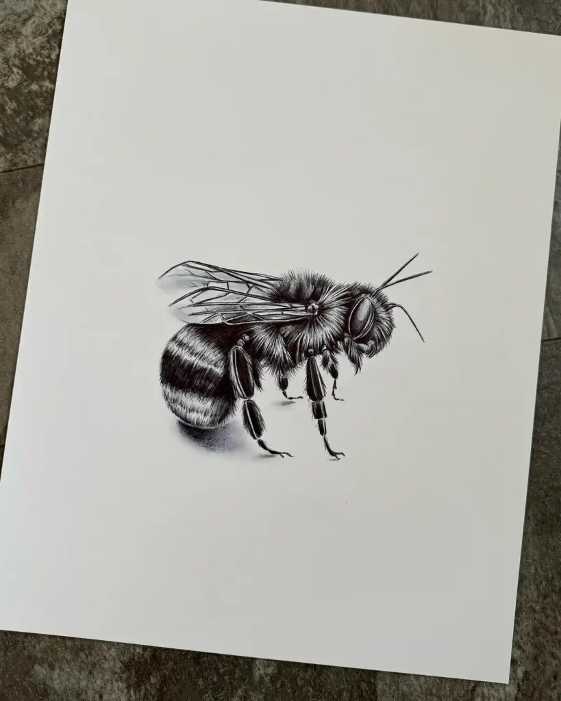 Bee Drawing