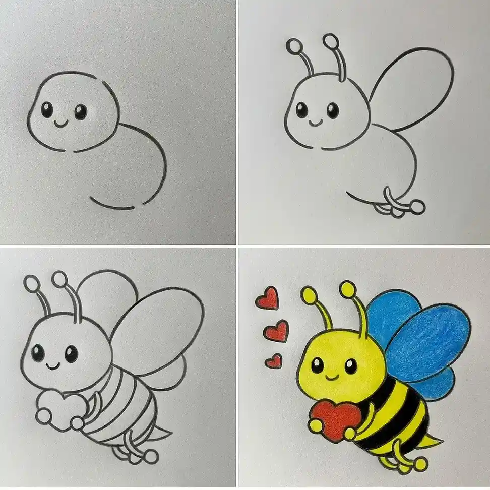 Bee Drawing