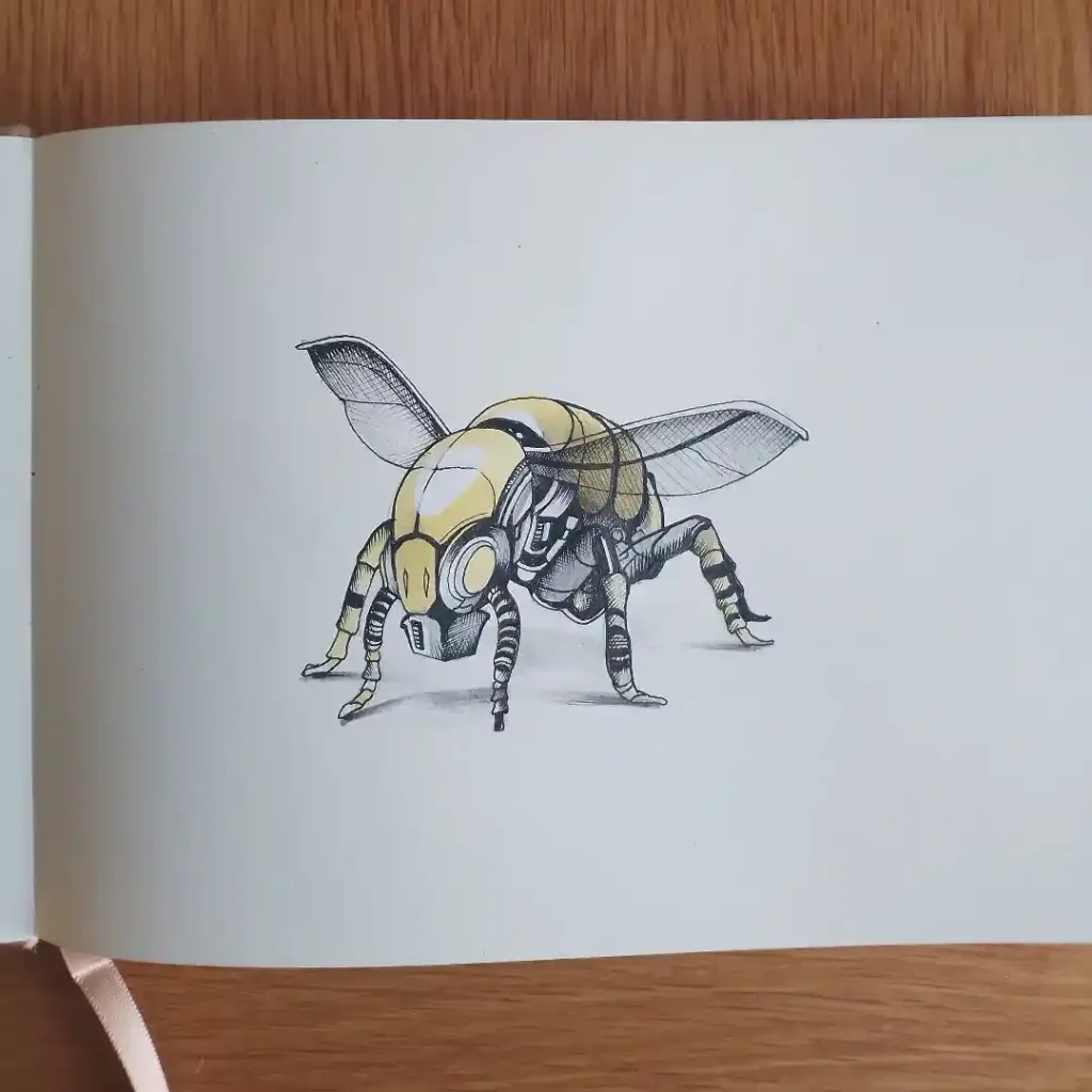 Bee Drawing