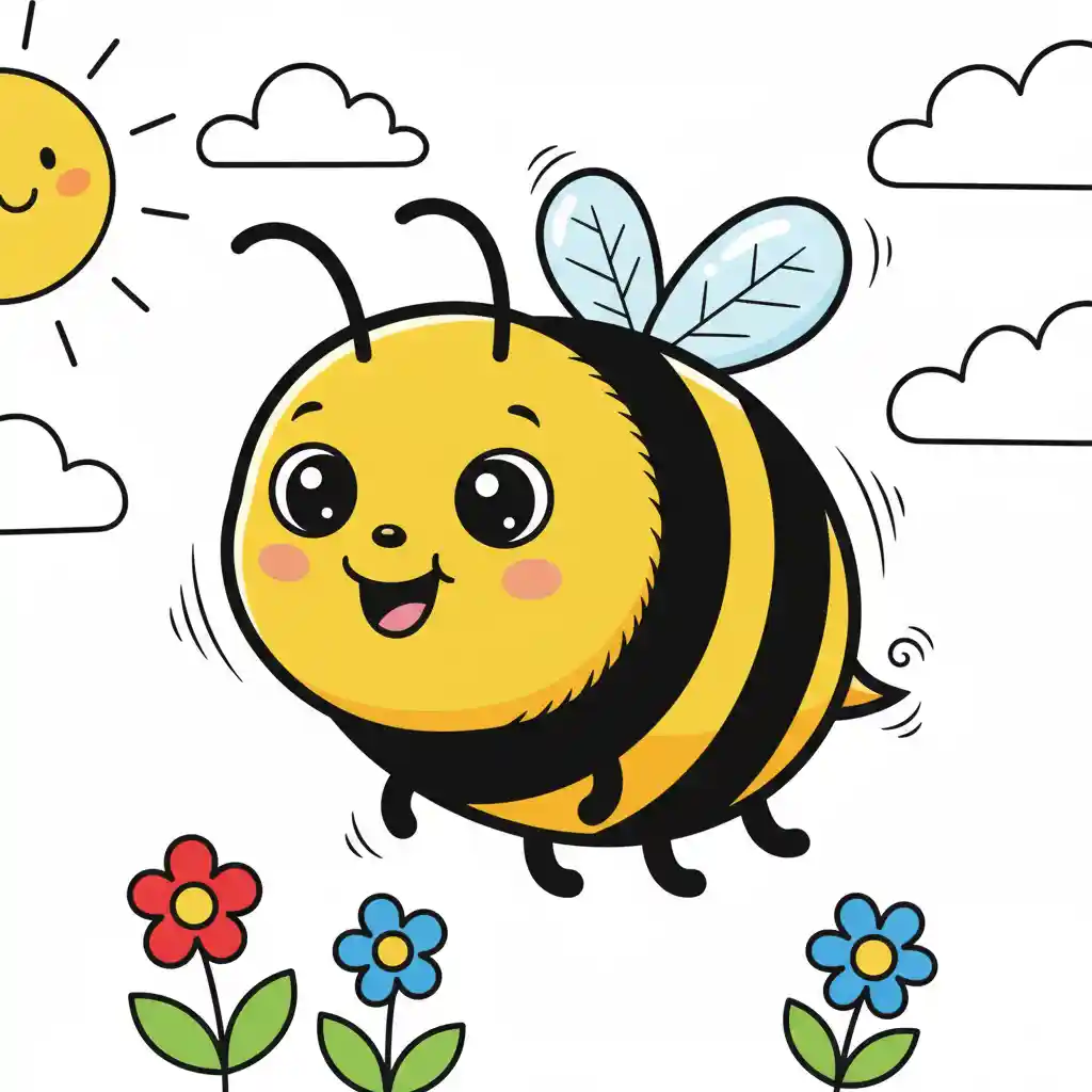 Bee Drawing
