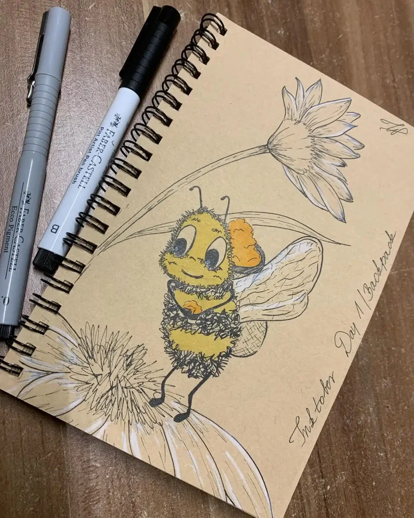 Bee Drawing