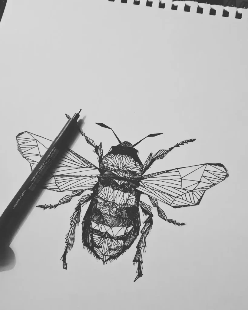 Bee Drawing