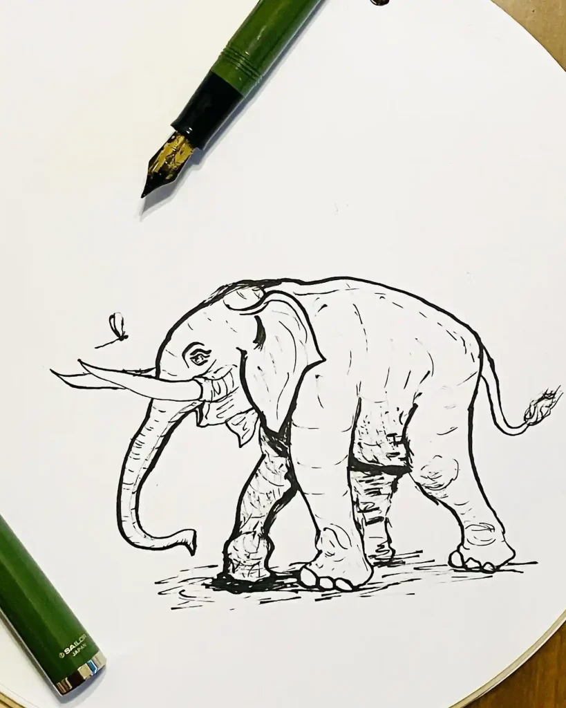 Elephant Drawing