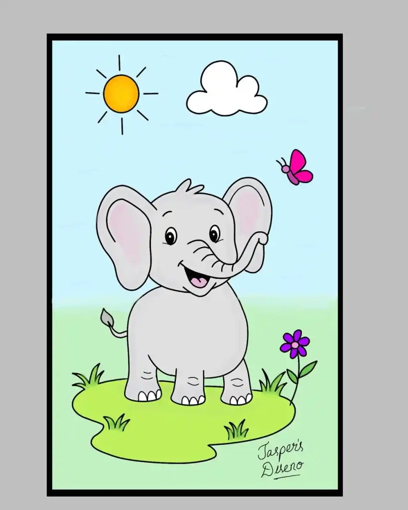 Elephant Drawing