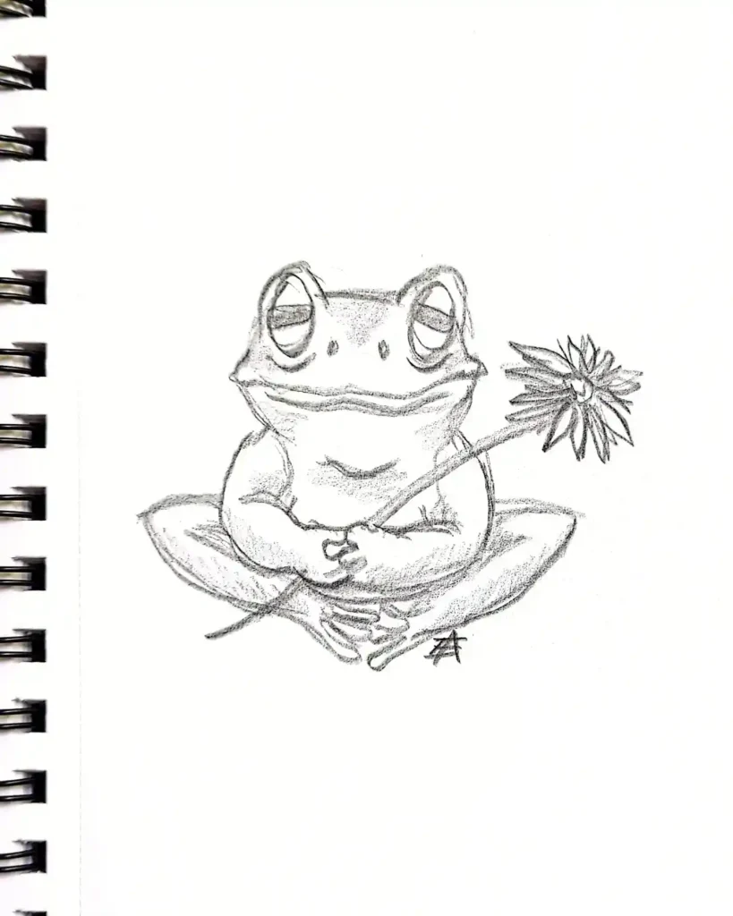 Frog Drawing Ideas