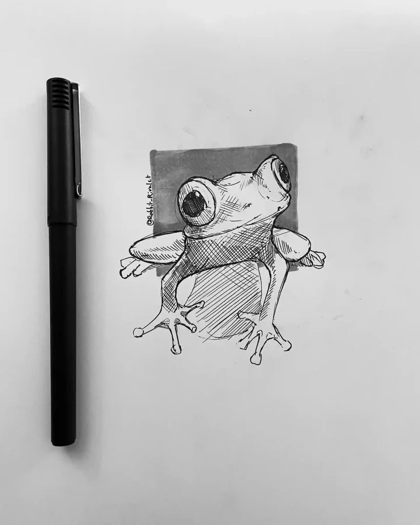 Frog Drawing Ideas