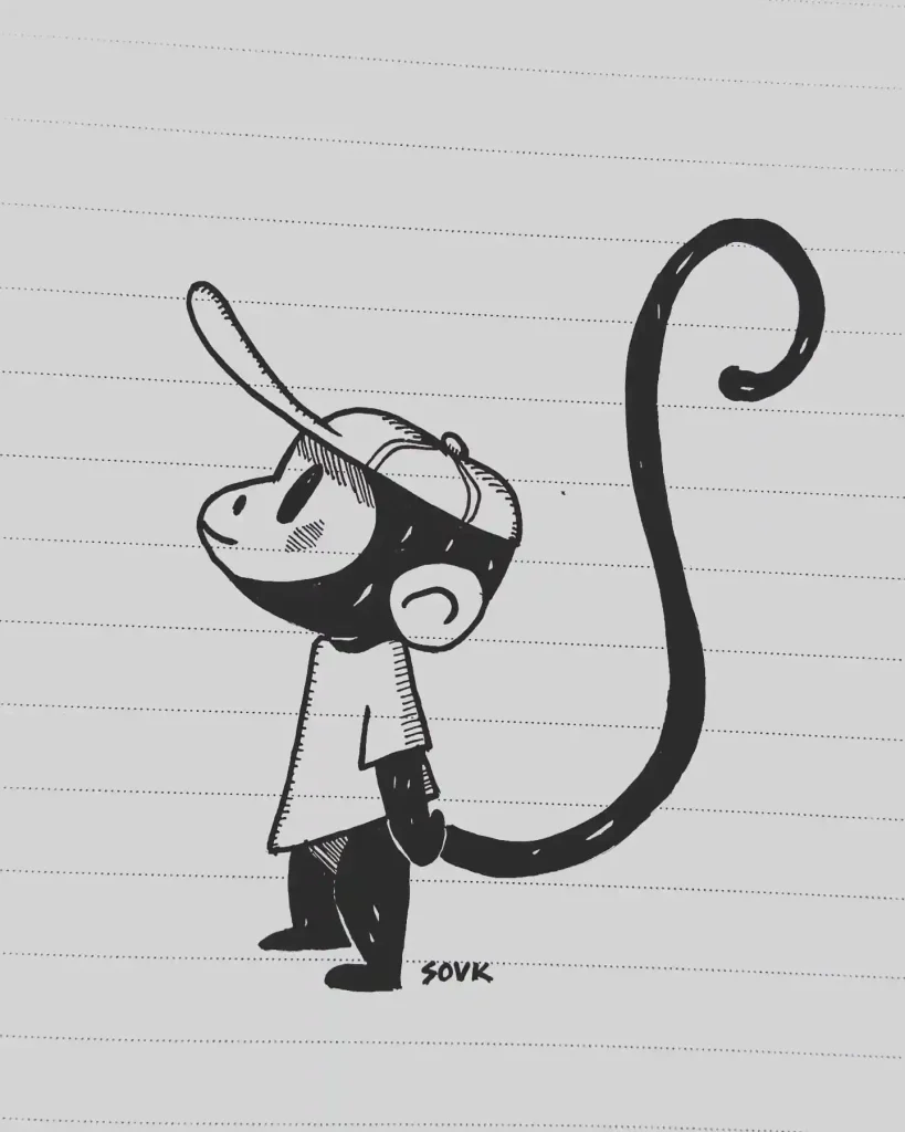Monkey Drawing