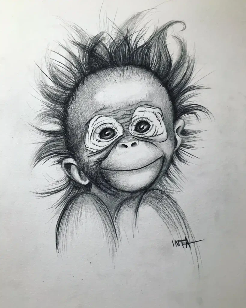 Monkey Drawing
