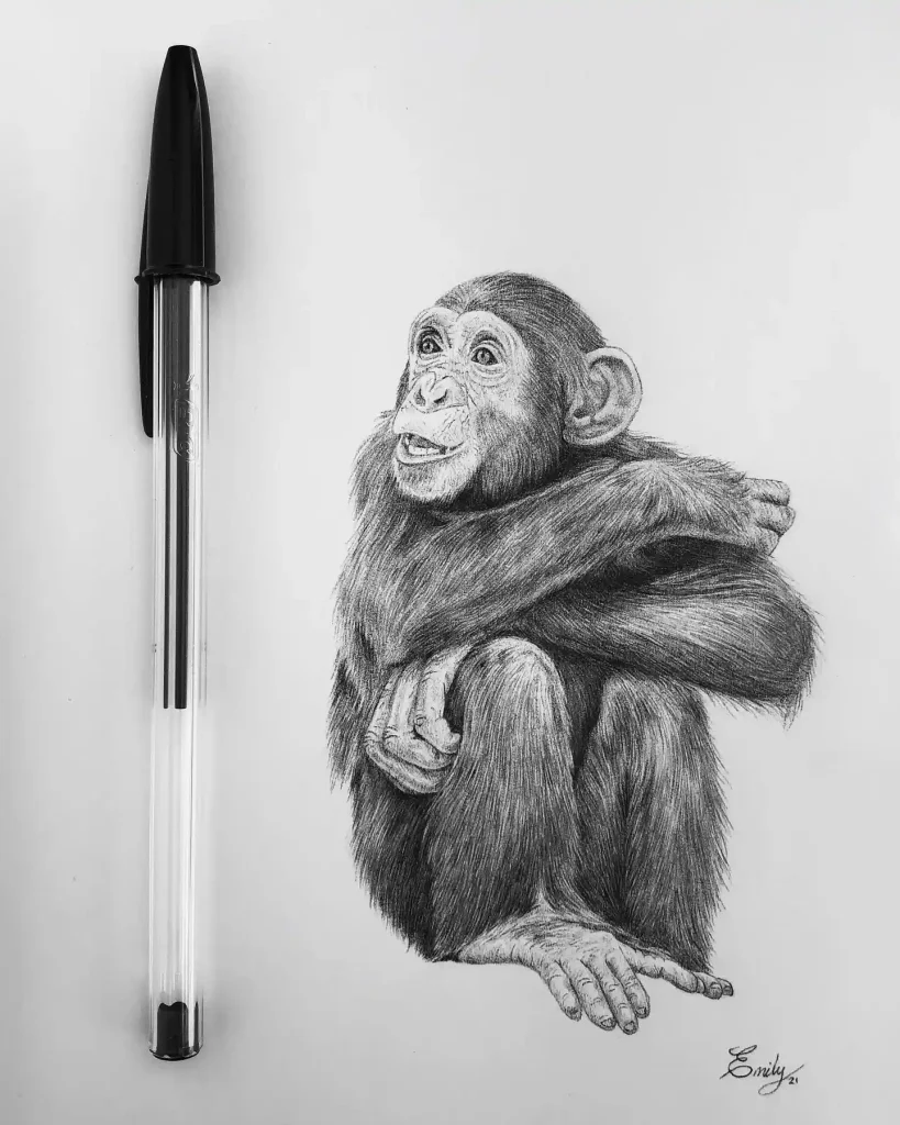 Monkey Drawing