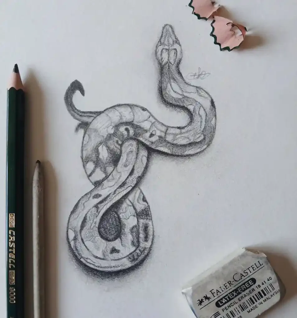 Snake Drawing