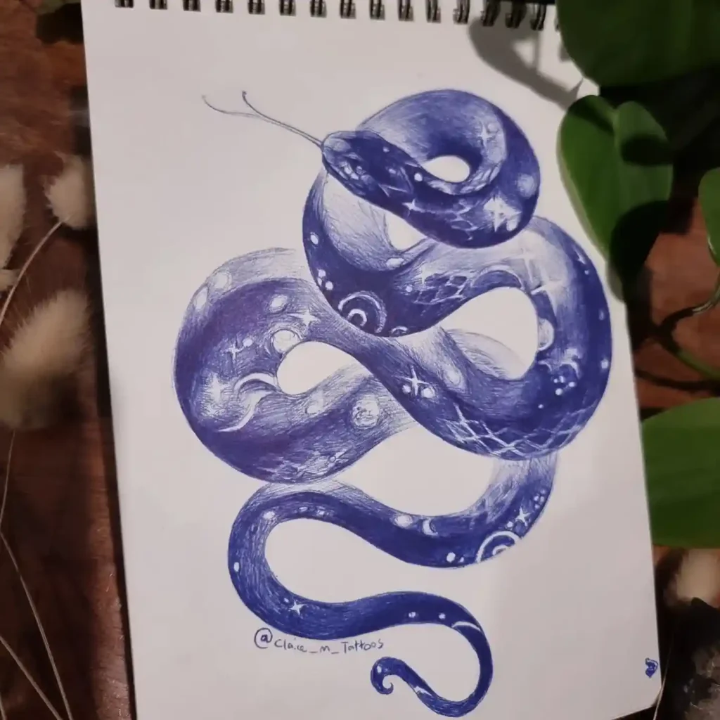 Snake Drawing