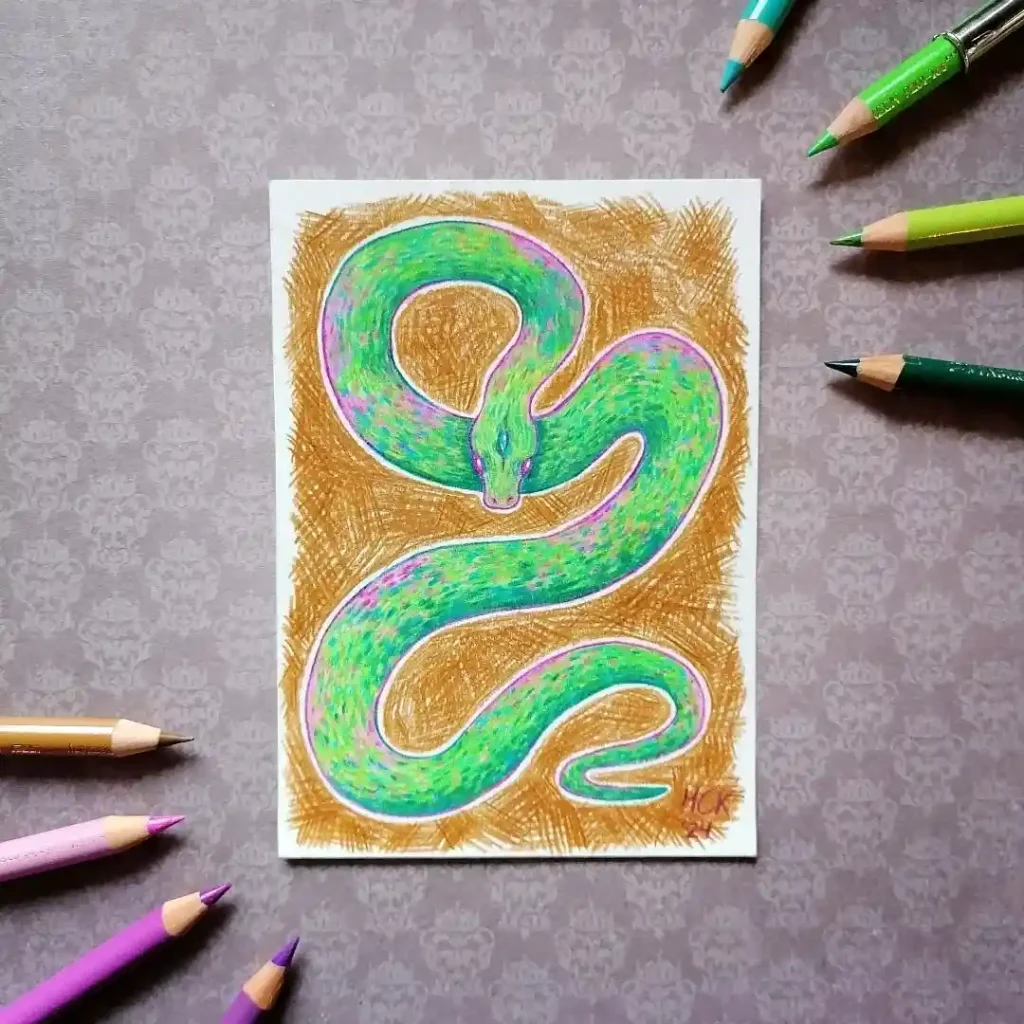 Snake Drawing