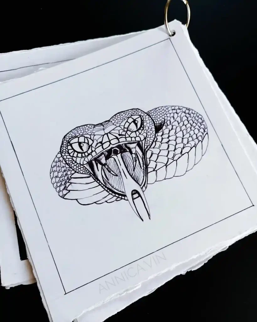 Snake Drawing