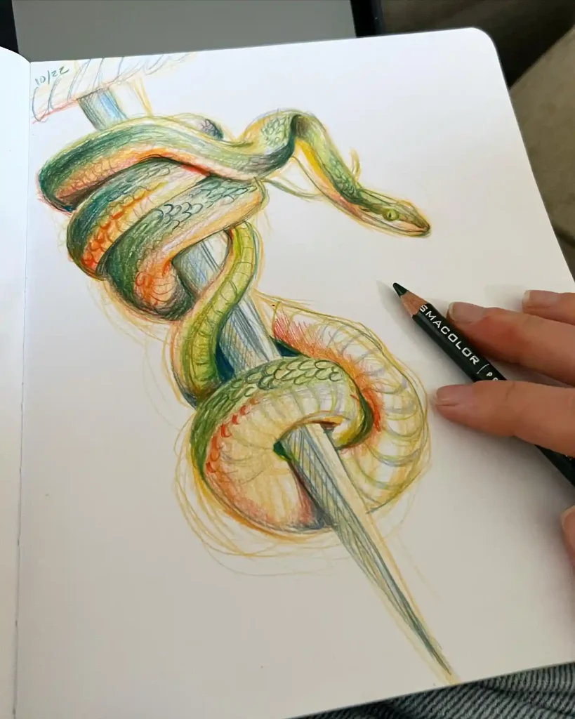 Snake Drawing