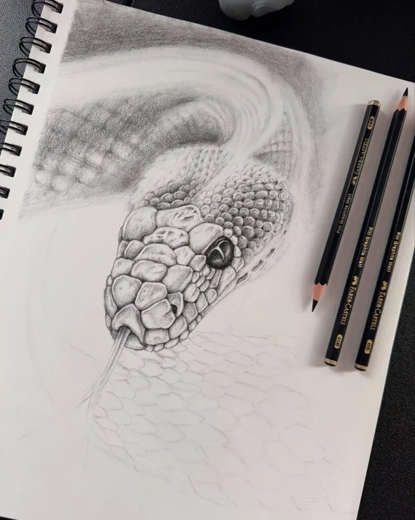 Snake Drawing