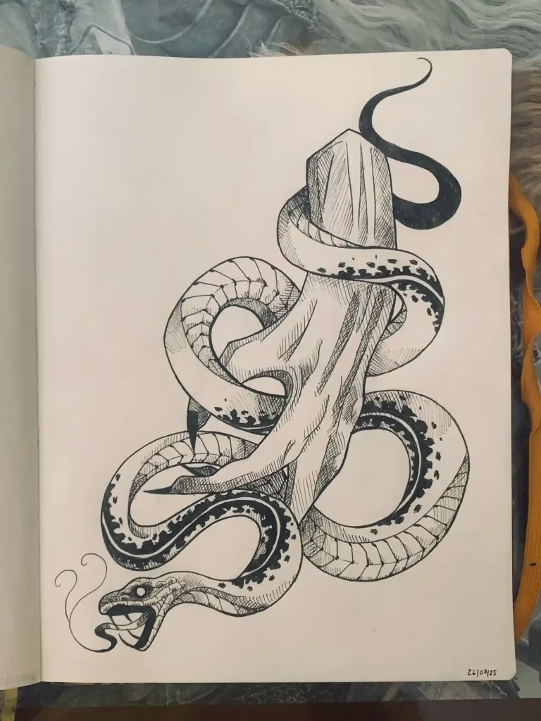 Snake Drawing
