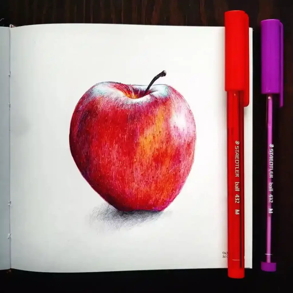 Apple Drawing Ideas